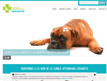 Tablet Screenshot of clinicacervantes.com